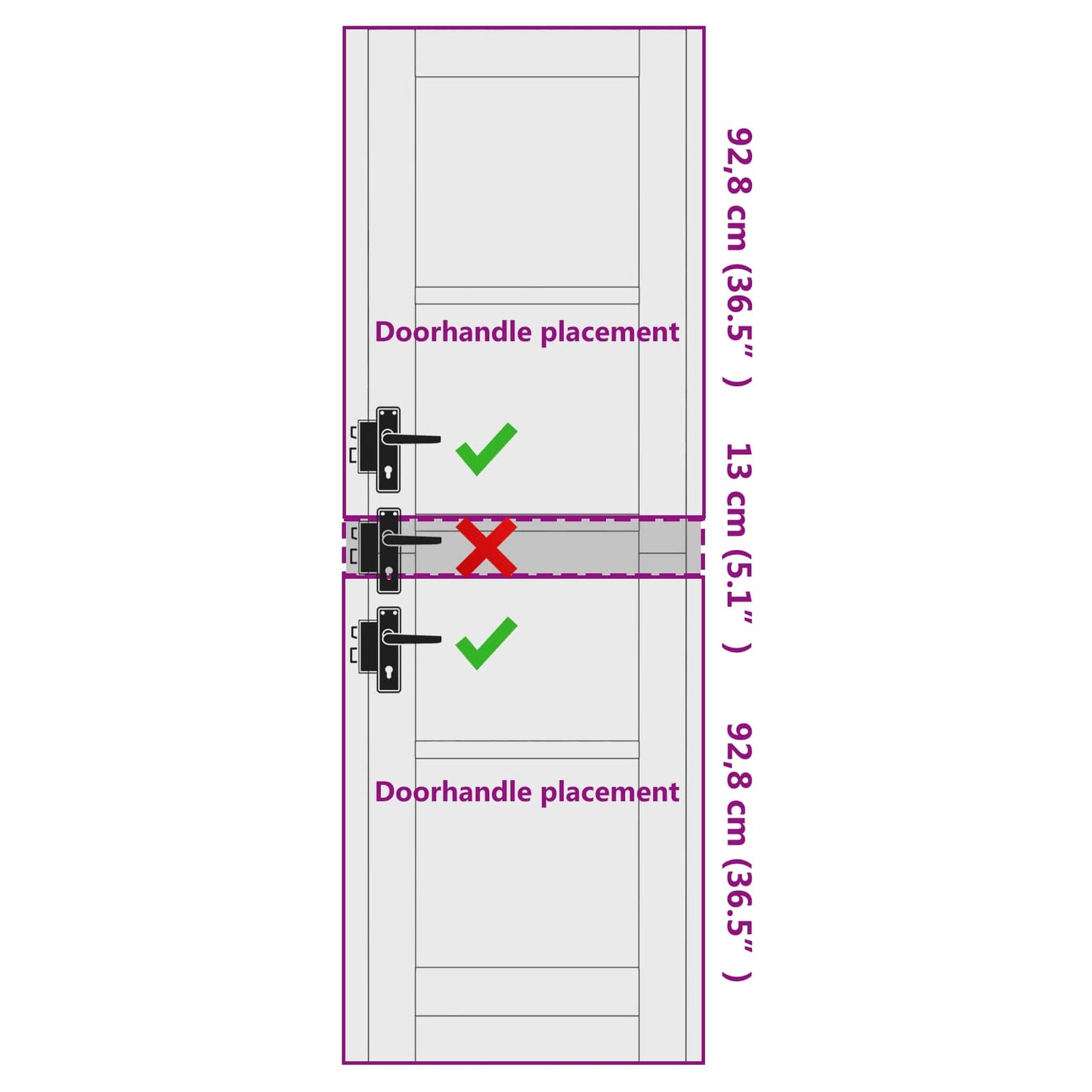 vidaXL Interior Door Natural 61 x 198.5 cm Plywood