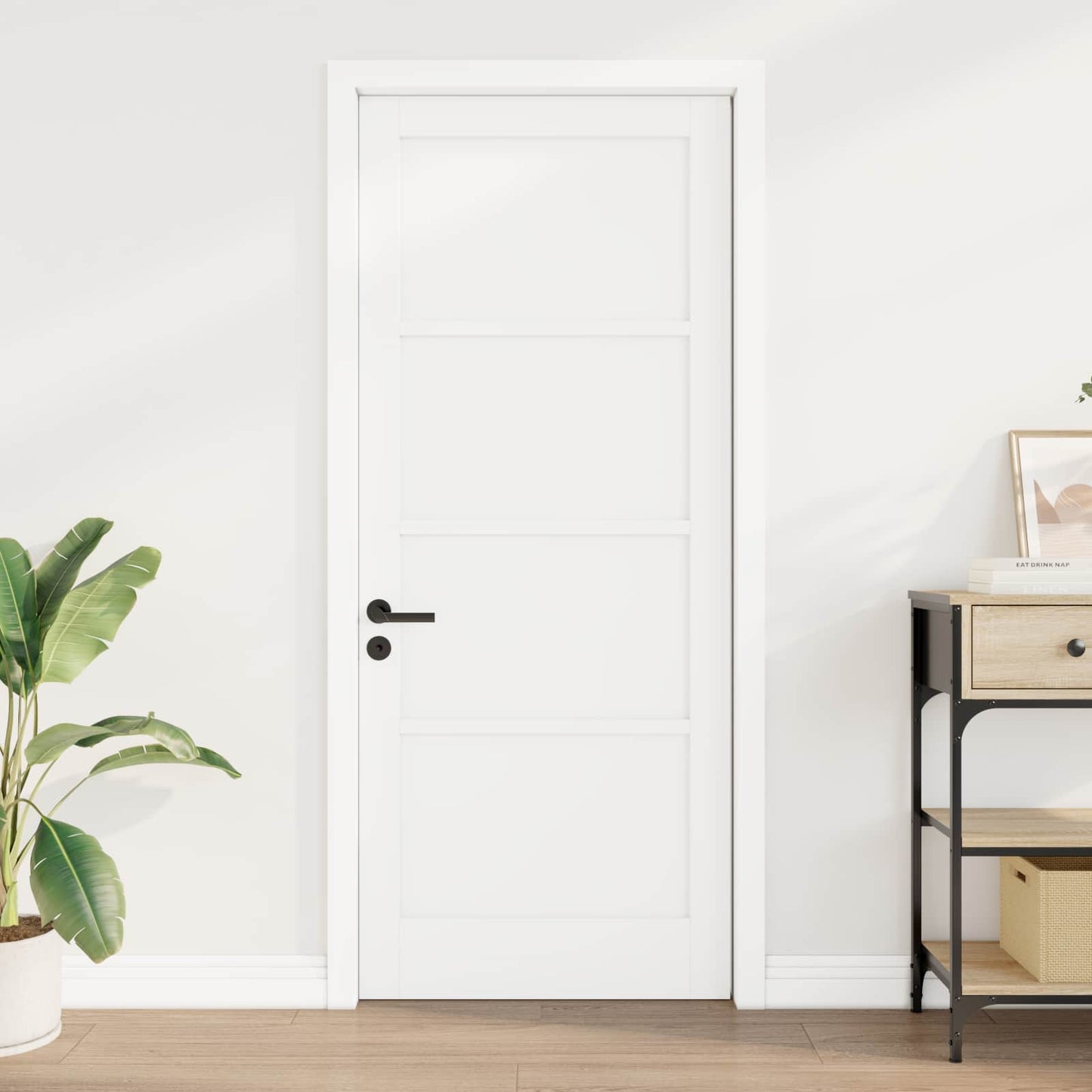 vidaXL Interior Door White 83 x 202 cm Plywood