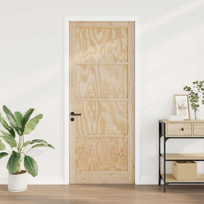 vidaXL Interior Door Natural 83 x 232 cm Plywood