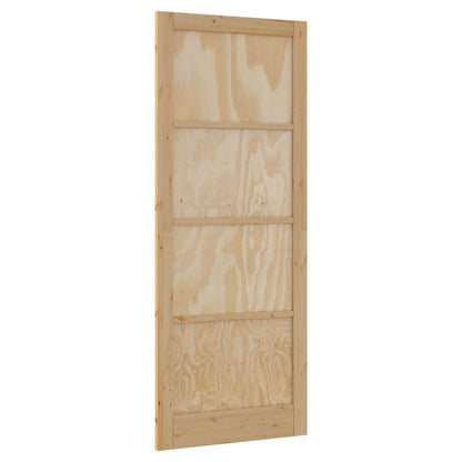 vidaXL Interior Door Natural 83 x 232 cm Plywood