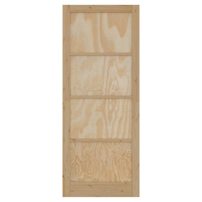 vidaXL Interior Door Natural 83 x 232 cm Plywood