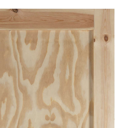 vidaXL Interior Door Natural 86 x 198.5 cm Plywood
