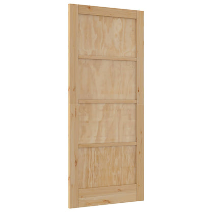 vidaXL Interior Door Natural 86 x 198.5 cm Plywood