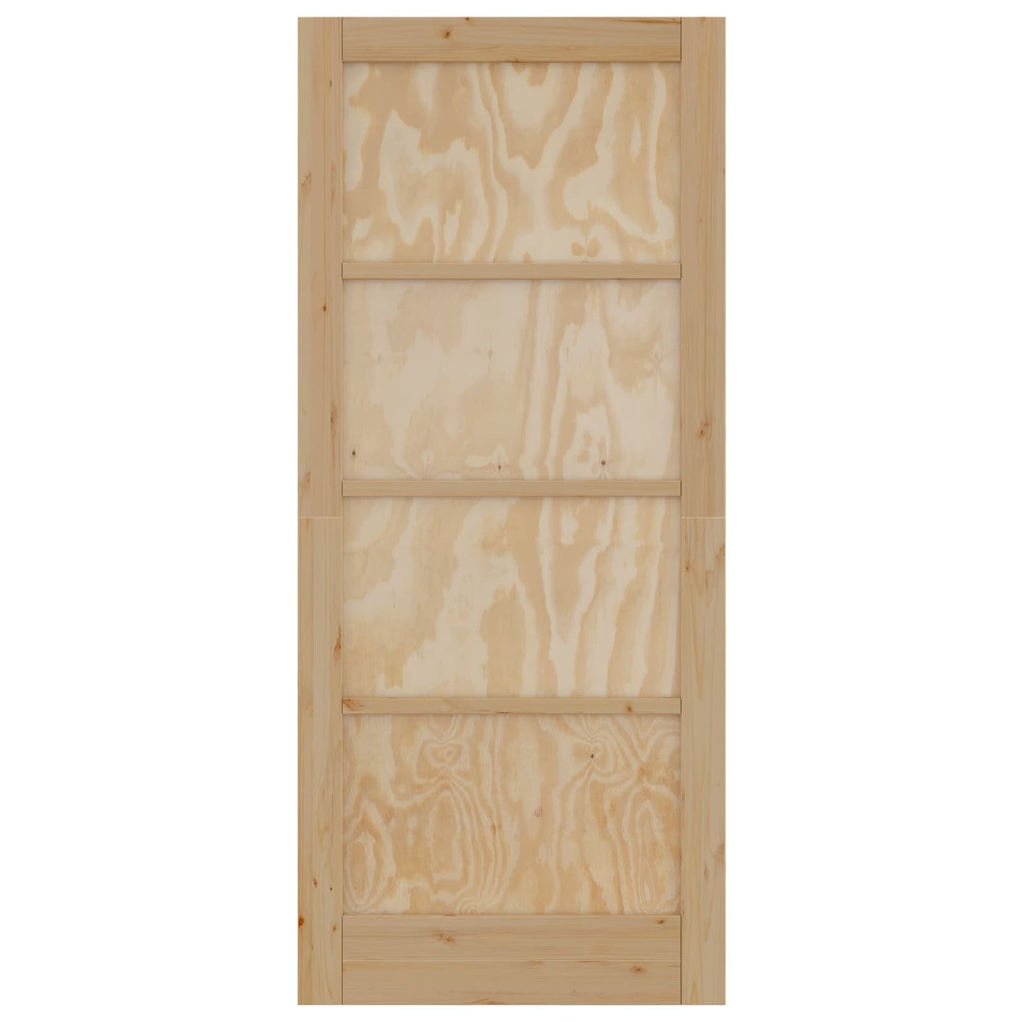 vidaXL Interior Door Natural 86 x 198.5 cm Plywood