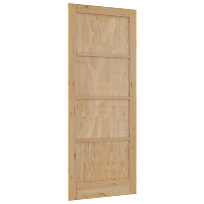vidaXL Interior Door Natural 86 x 211 cm Plywood