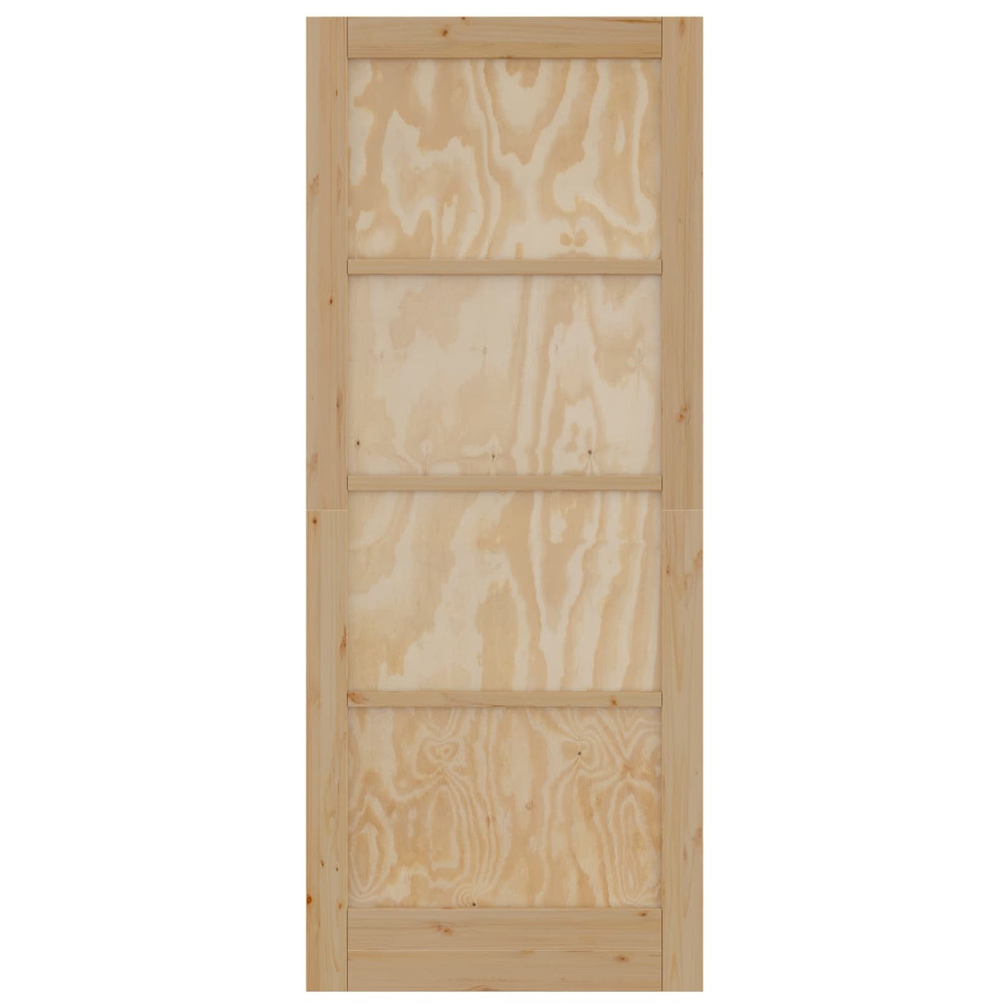 vidaXL Interior Door Natural 86 x 211 cm Plywood