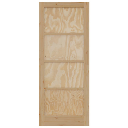 vidaXL Interior Door Natural 86 x 211 cm Plywood