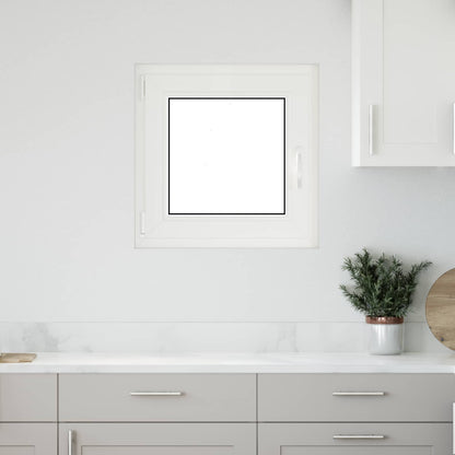 vidaXL Basement Window Internal Colour White RISOR 50 x 50 cm