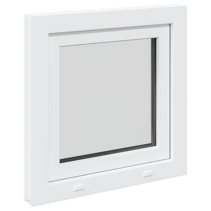 vidaXL Basement Window Internal Colour White RISOR 50 x 50 cm