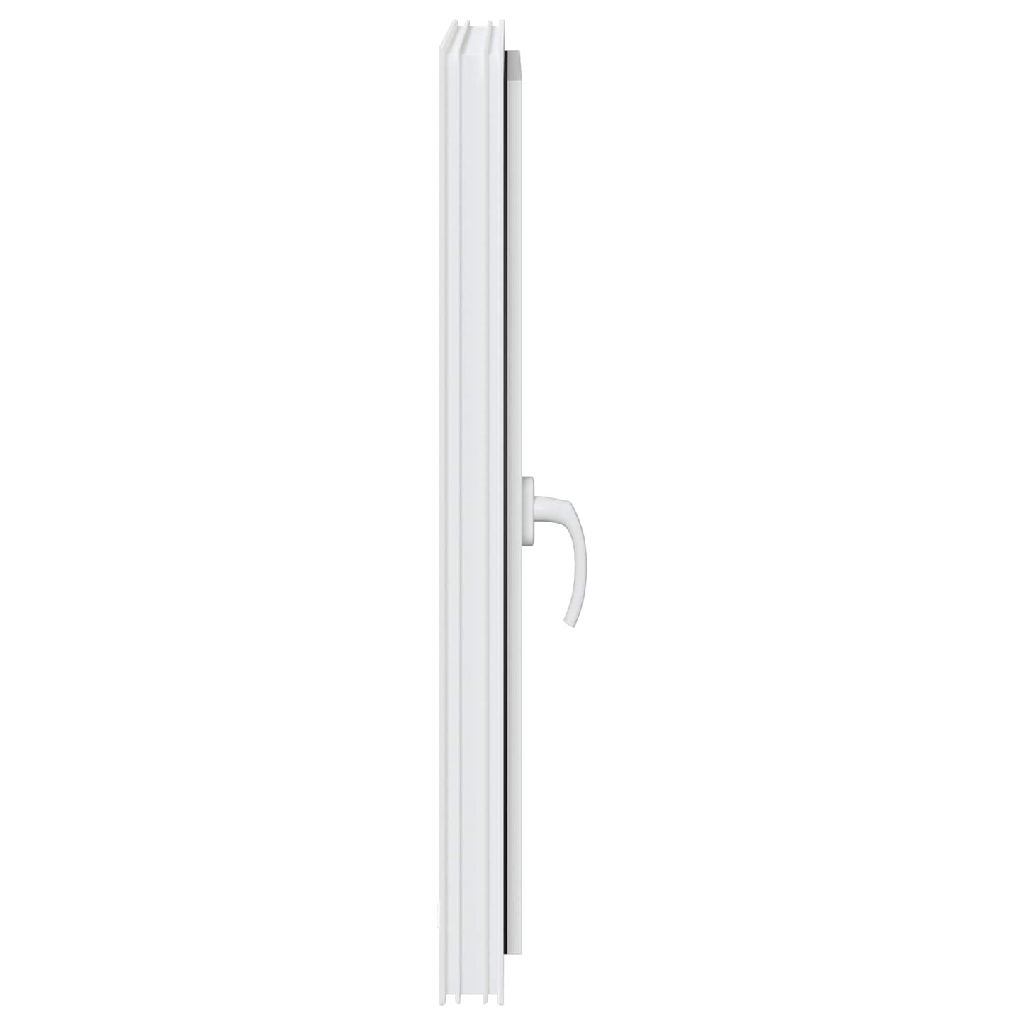 vidaXL Basement Window RISOR 60 x 80 cm PVC and Glass White