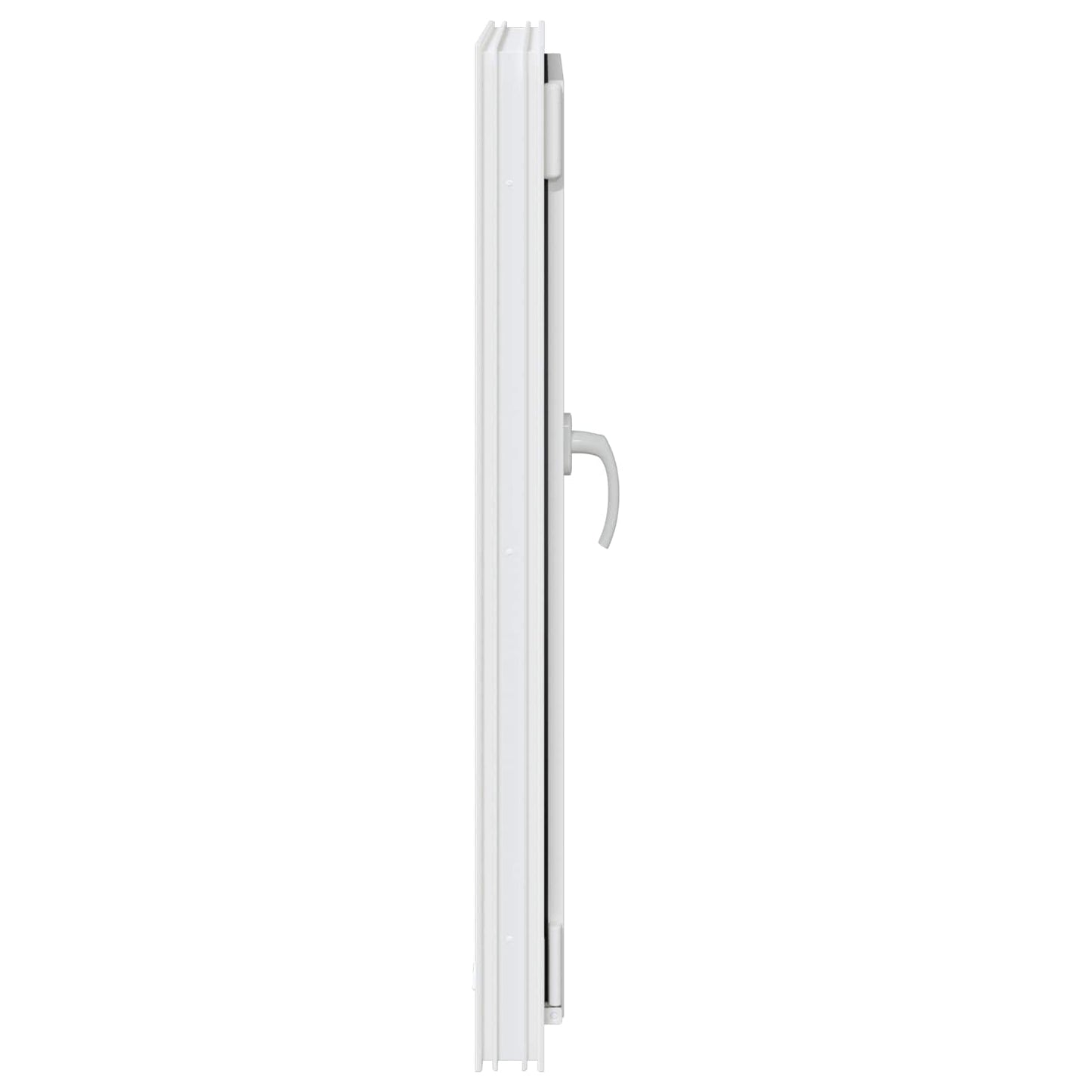 vidaXL Basement Window RISOR 60 x 90 cm PVC and Glass White