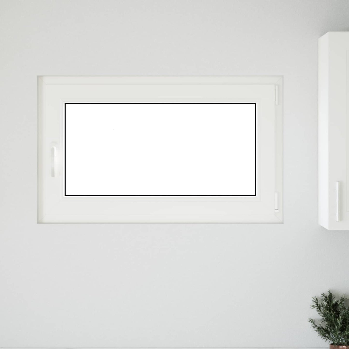 vidaXL Tilt & Turn Basement Window RISOR 100 x 70 cm PVC and Glass