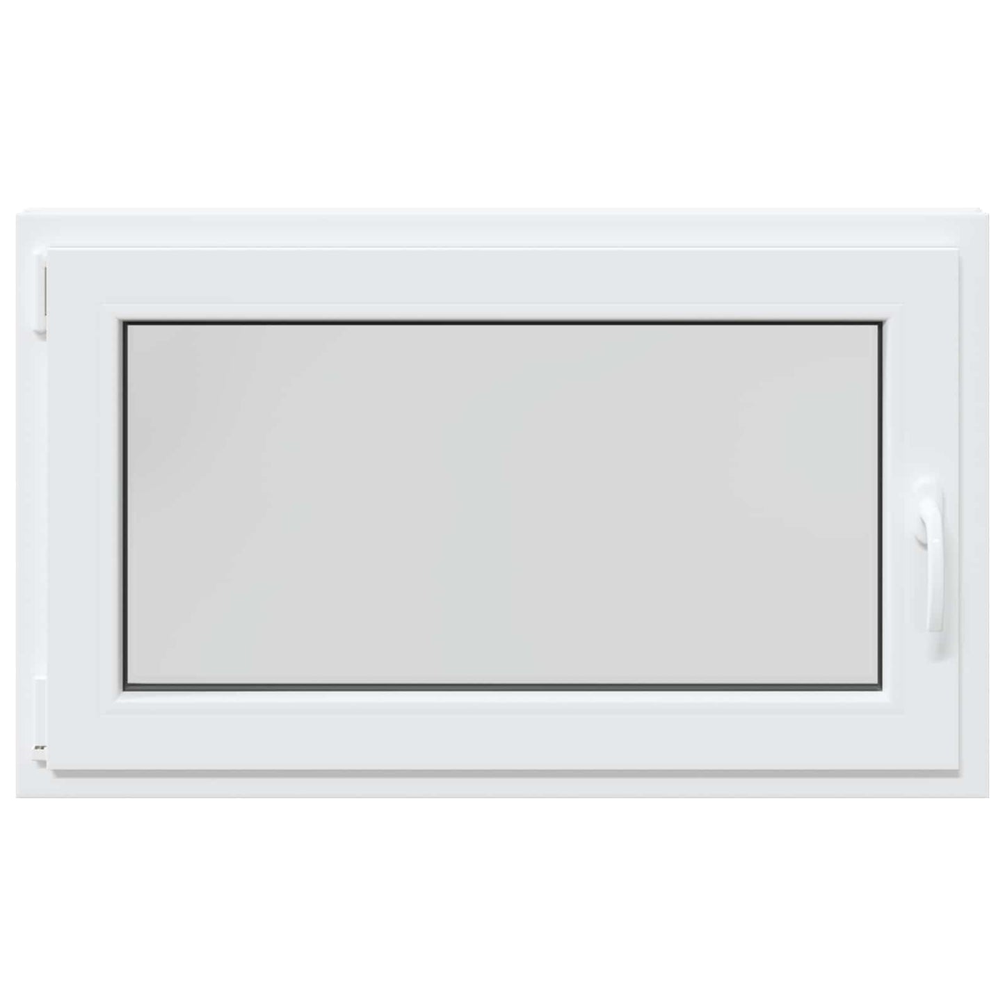 vidaXL Basement Window RISOR 100 x 70 cm PVC and Glass White