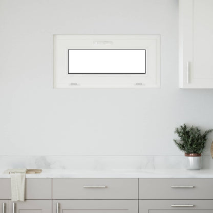 vidaXL Basement Window Internal Colour White RISOR 80 x 40 cm
