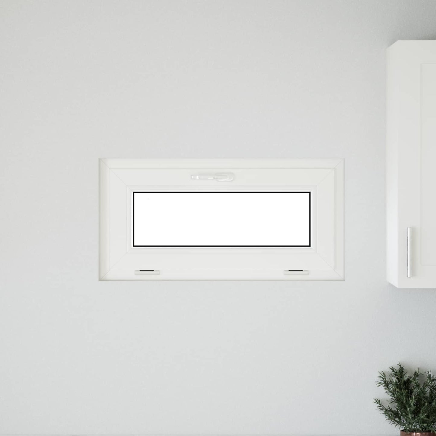 vidaXL Basement Window Internal Colour White RISOR 80 x 40 cm