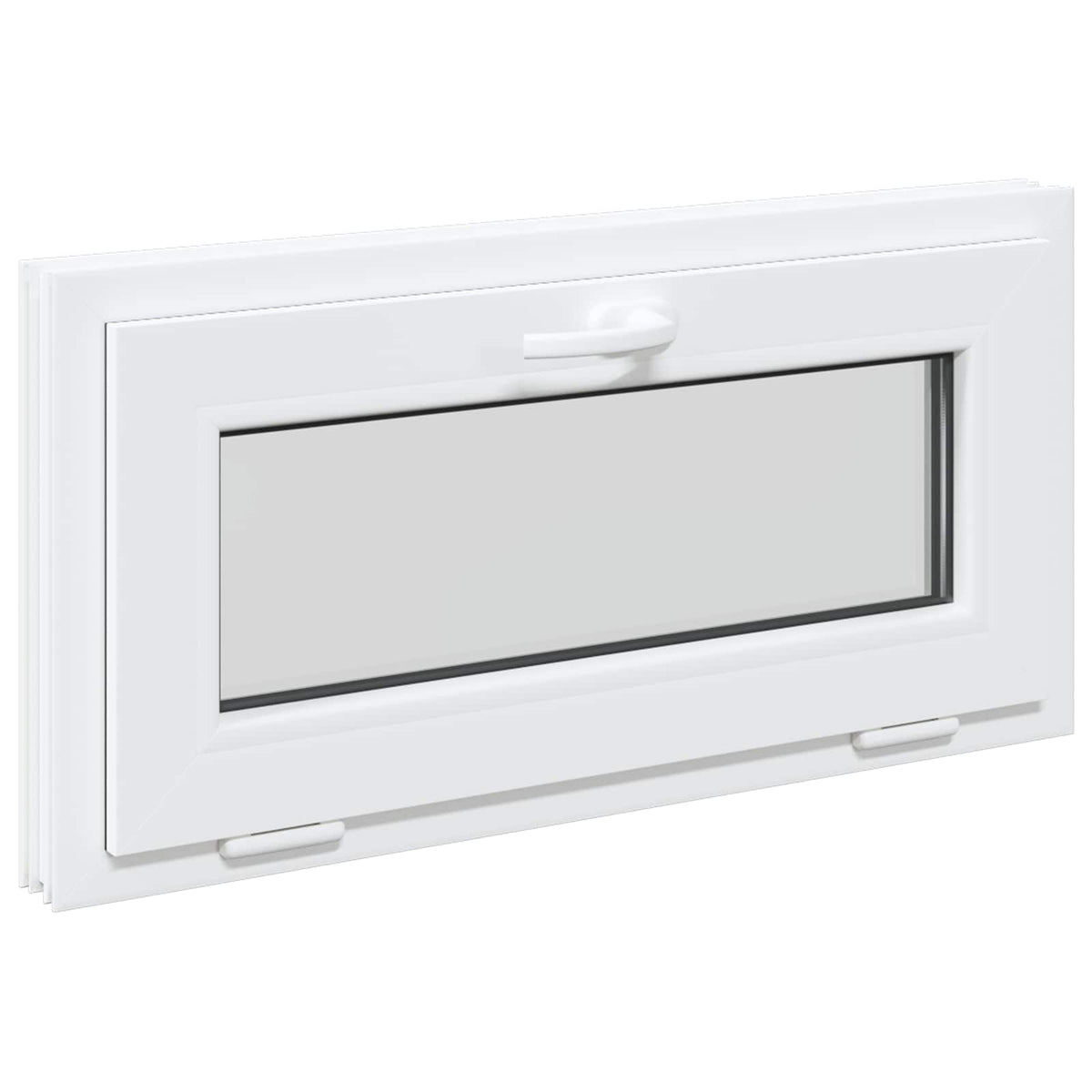 vidaXL Basement Window Internal Colour White RISOR 80 x 40 cm