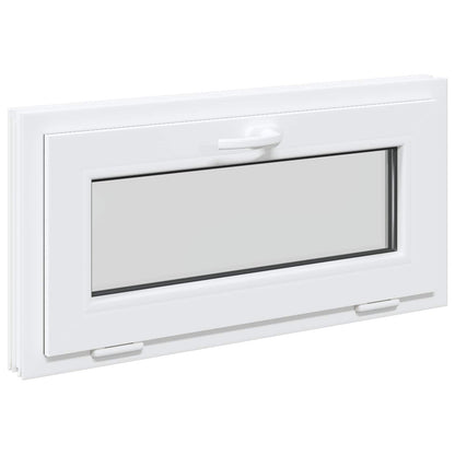vidaXL Basement Window Internal Colour White RISOR 80 x 40 cm