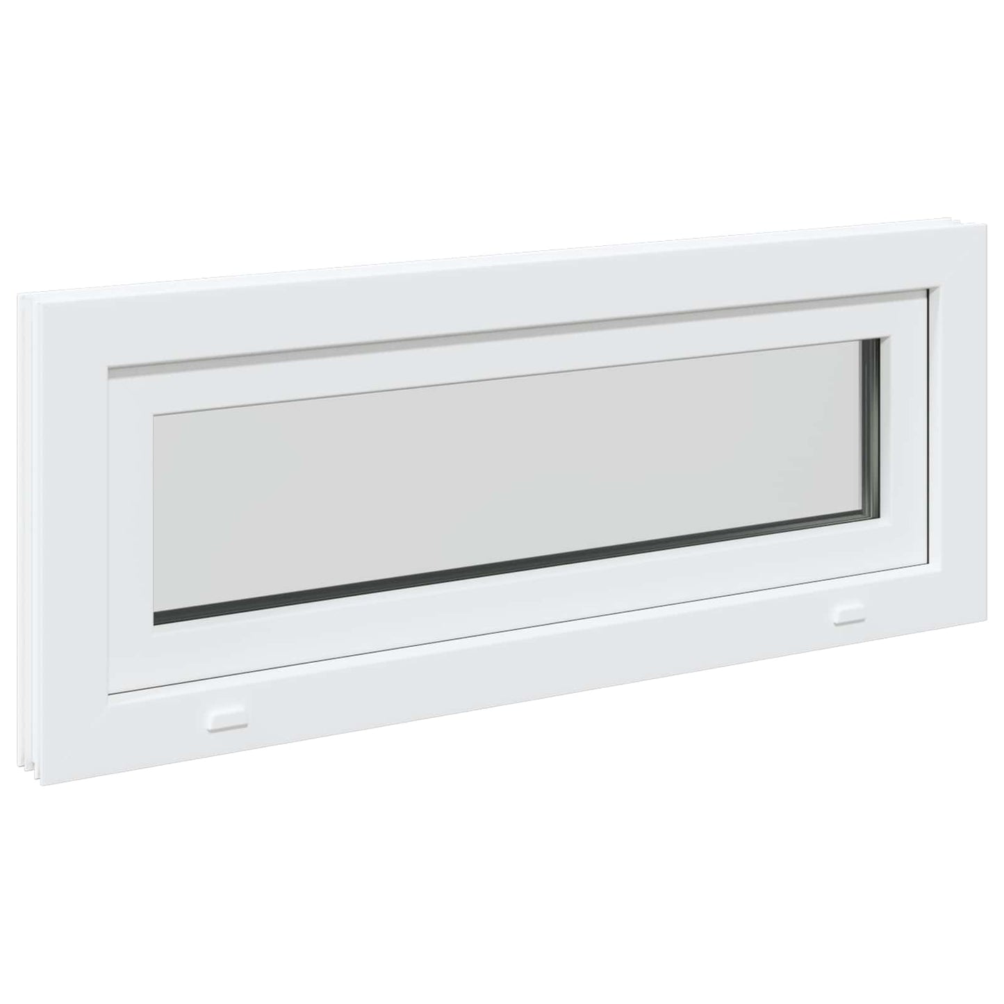 vidaXL Basement Window Internal Colour White RISOR 110 x 40 cm