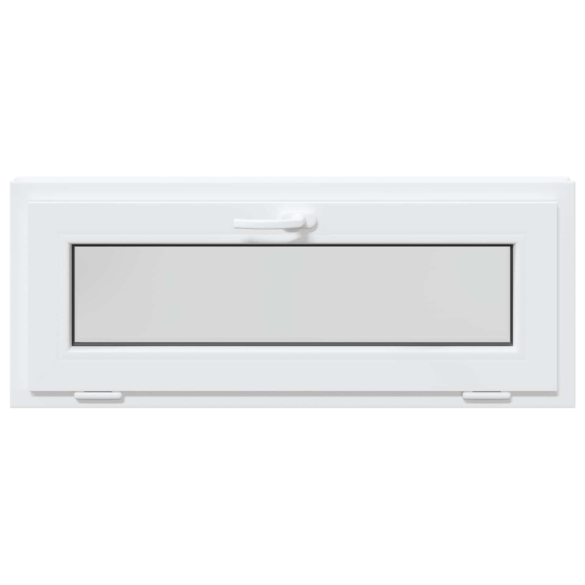 vidaXL Basement Window Internal Colour White RISOR 110 x 40 cm