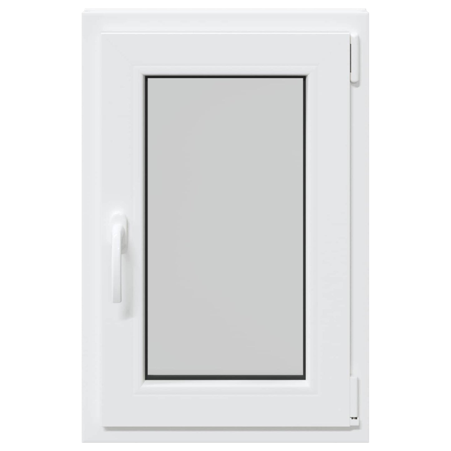 vidaXL Basement Window RISOR 50 x 75 cm PVC and Glass White