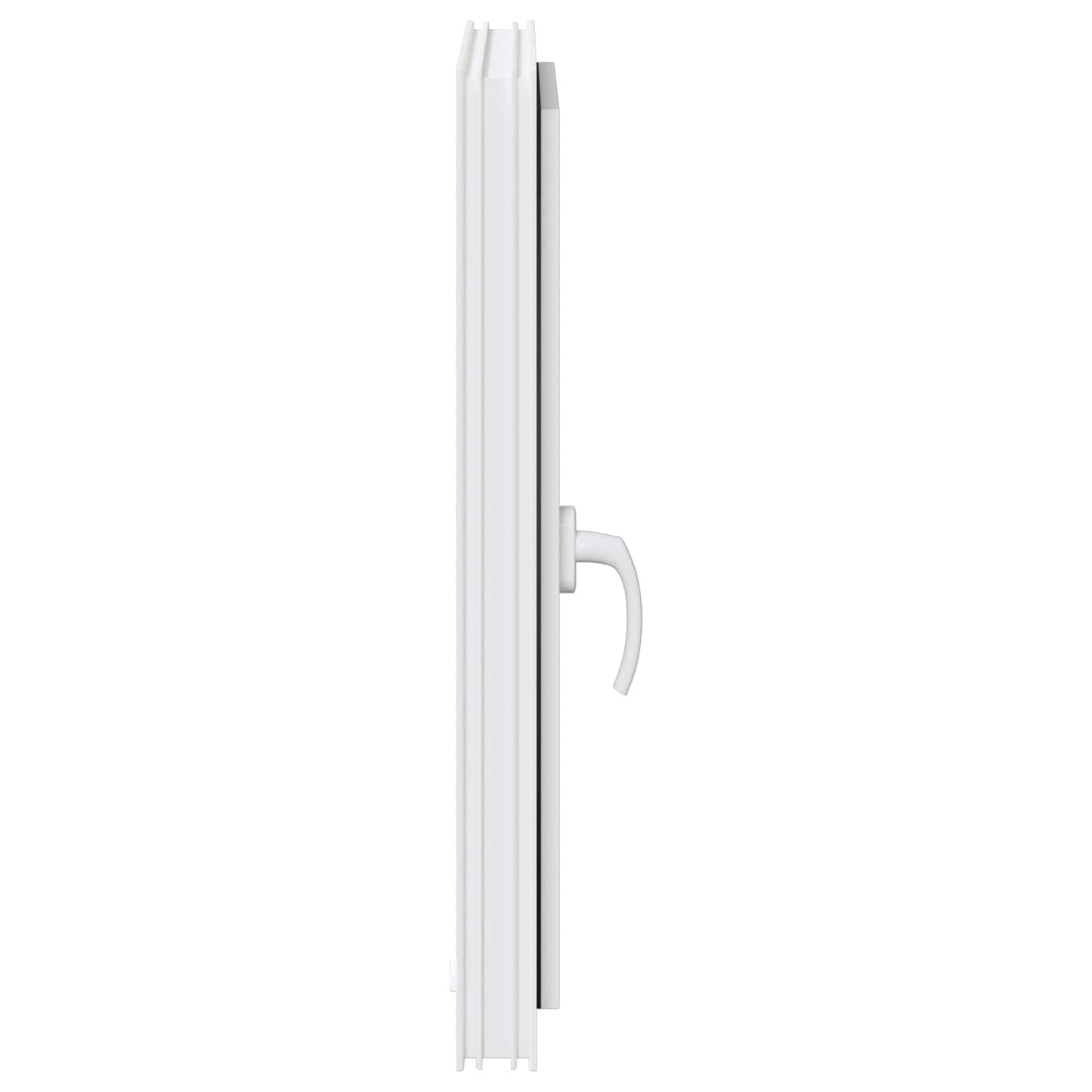 vidaXL Basement Window RISOR 50 x 75 cm PVC and Glass White