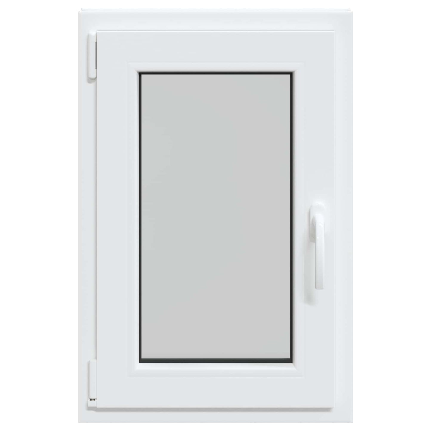 vidaXL Basement Window RISOR 50 x 75 cm PVC and Glass White