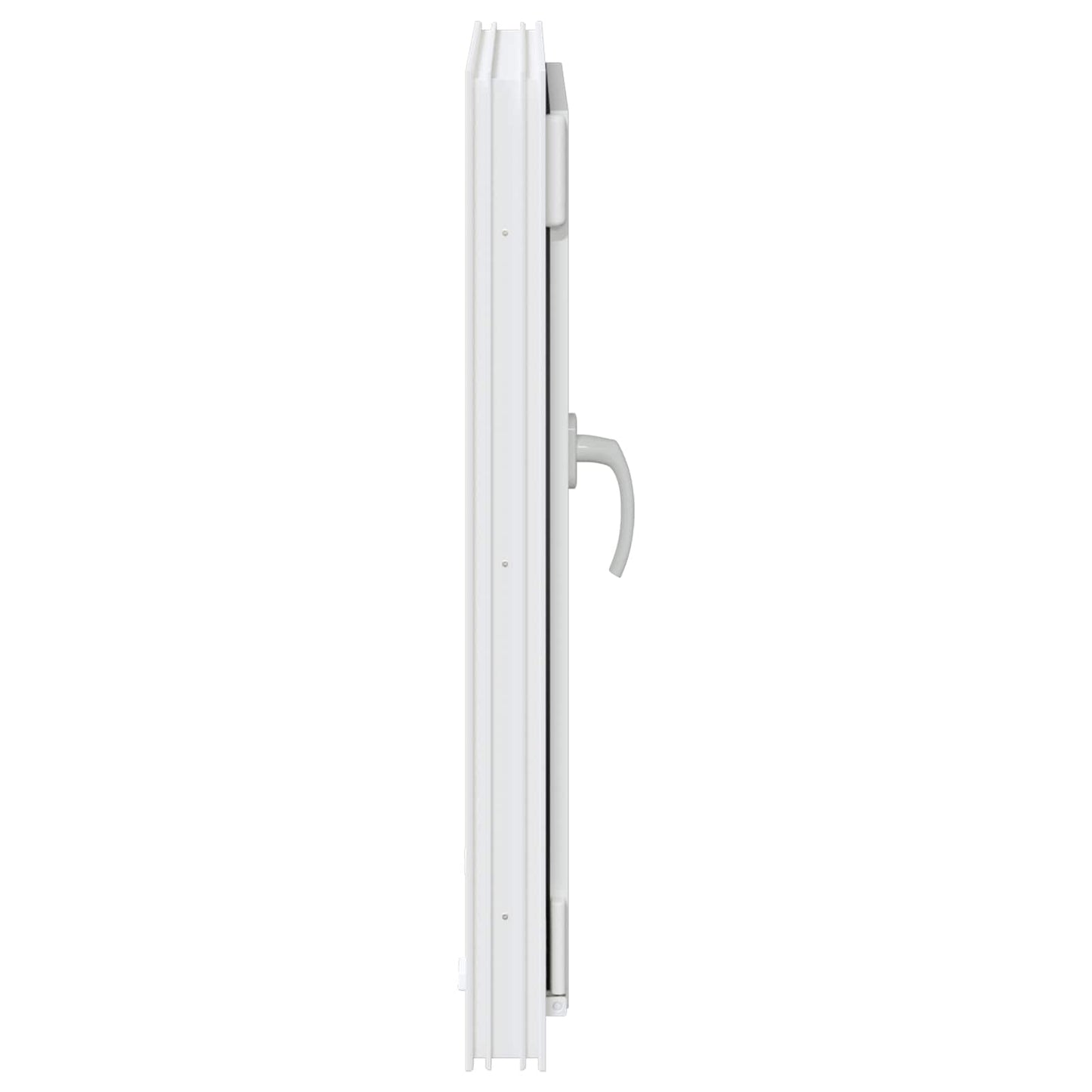 vidaXL Basement Window RISOR 50 x 75 cm PVC and Glass White