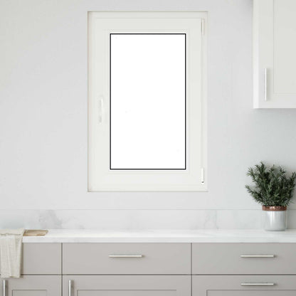 vidaXL Tilt & Turn Basement Window RISOR 60 x 80 cm PVC and Glass