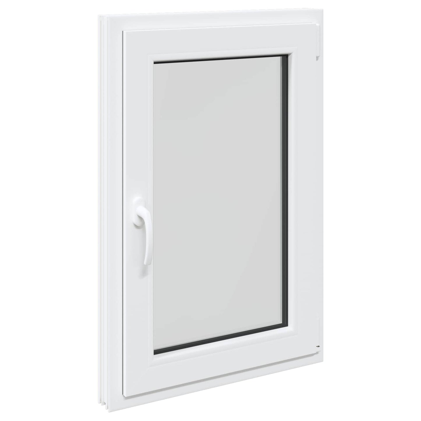 vidaXL Tilt & Turn Basement Window RISOR 60 x 80 cm PVC and Glass