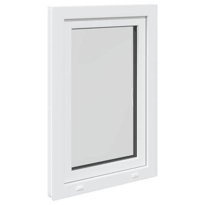 vidaXL Tilt & Turn Basement Window RISOR 60 x 80 cm PVC and Glass