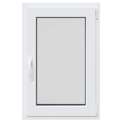 vidaXL Tilt & Turn Basement Window RISOR 60 x 80 cm PVC and Glass
