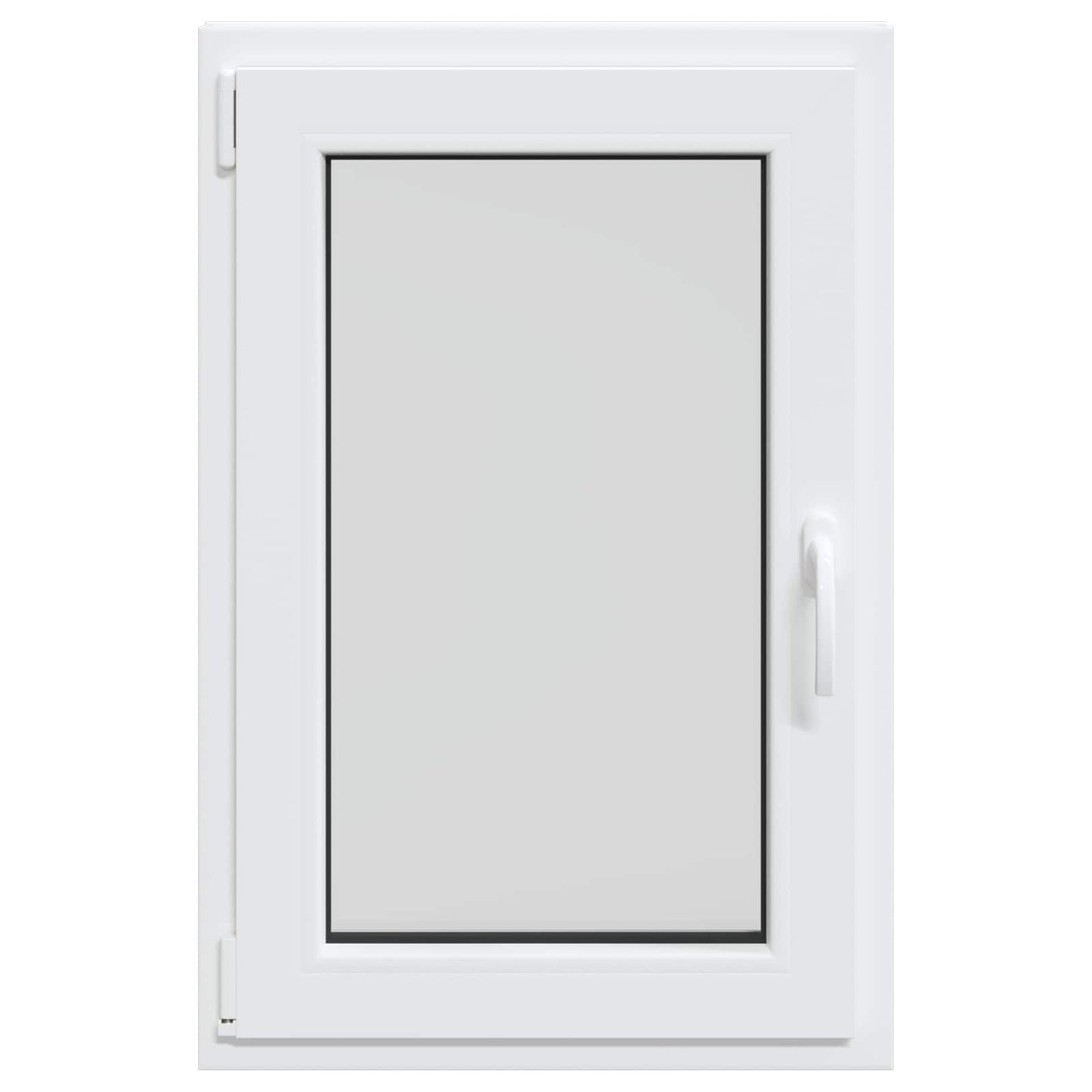 vidaXL Basement Window RISOR 60 x 80 cm PVC and Glass White