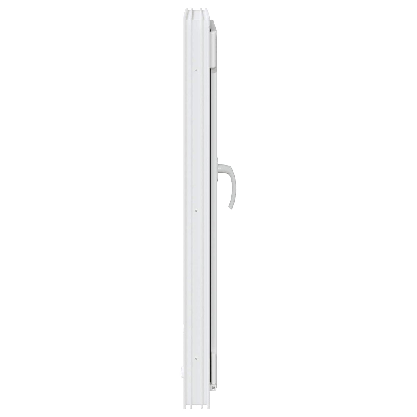 vidaXL Basement Window RISOR 60 x 80 cm PVC and Glass White