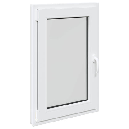 vidaXL Basement Window RISOR 60 x 100 cm PVC and Glass White