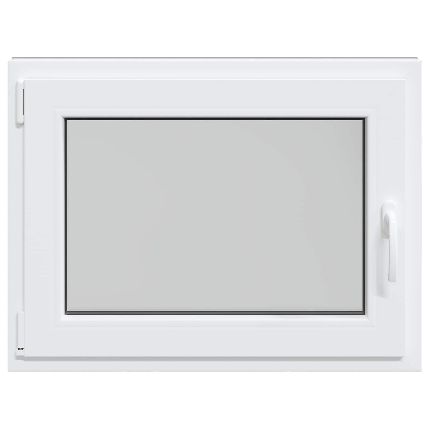 vidaXL Basement Window RISOR 100 x 50 cm PVC and Glass White