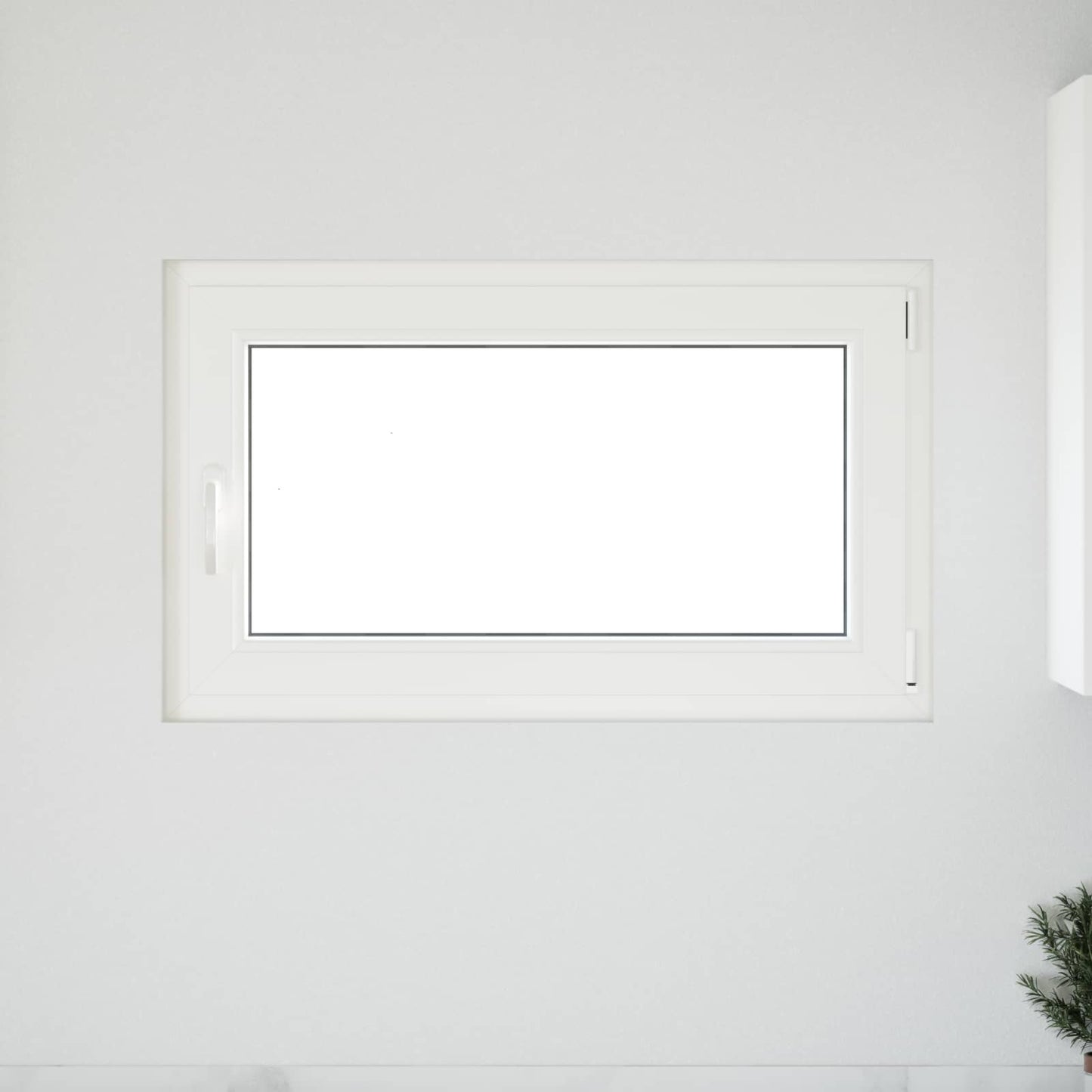 vidaXL Tilt & Turn Basement Window RISOR 100 x 70 cm PVC and Glass