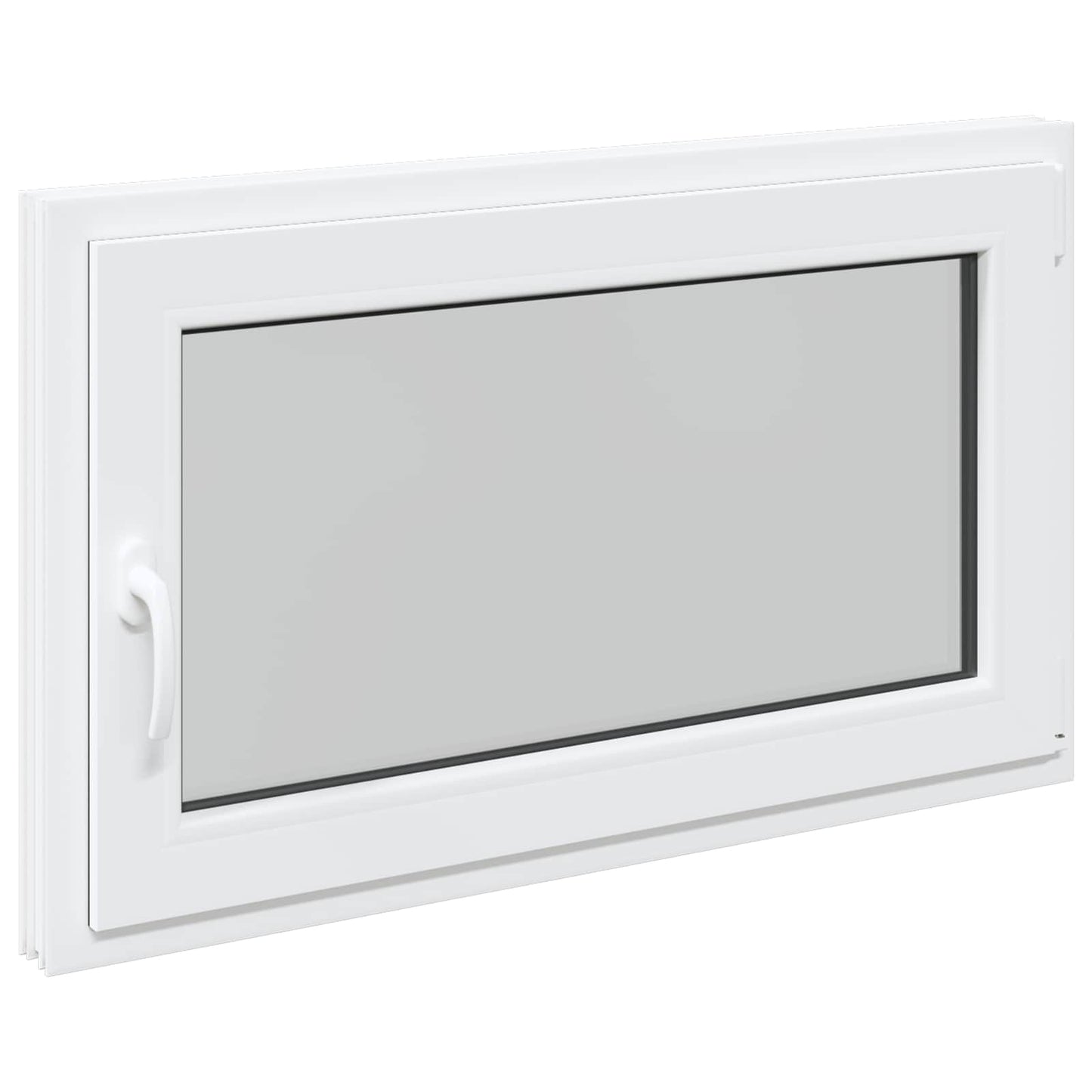 vidaXL Tilt & Turn Basement Window RISOR 100 x 70 cm PVC and Glass