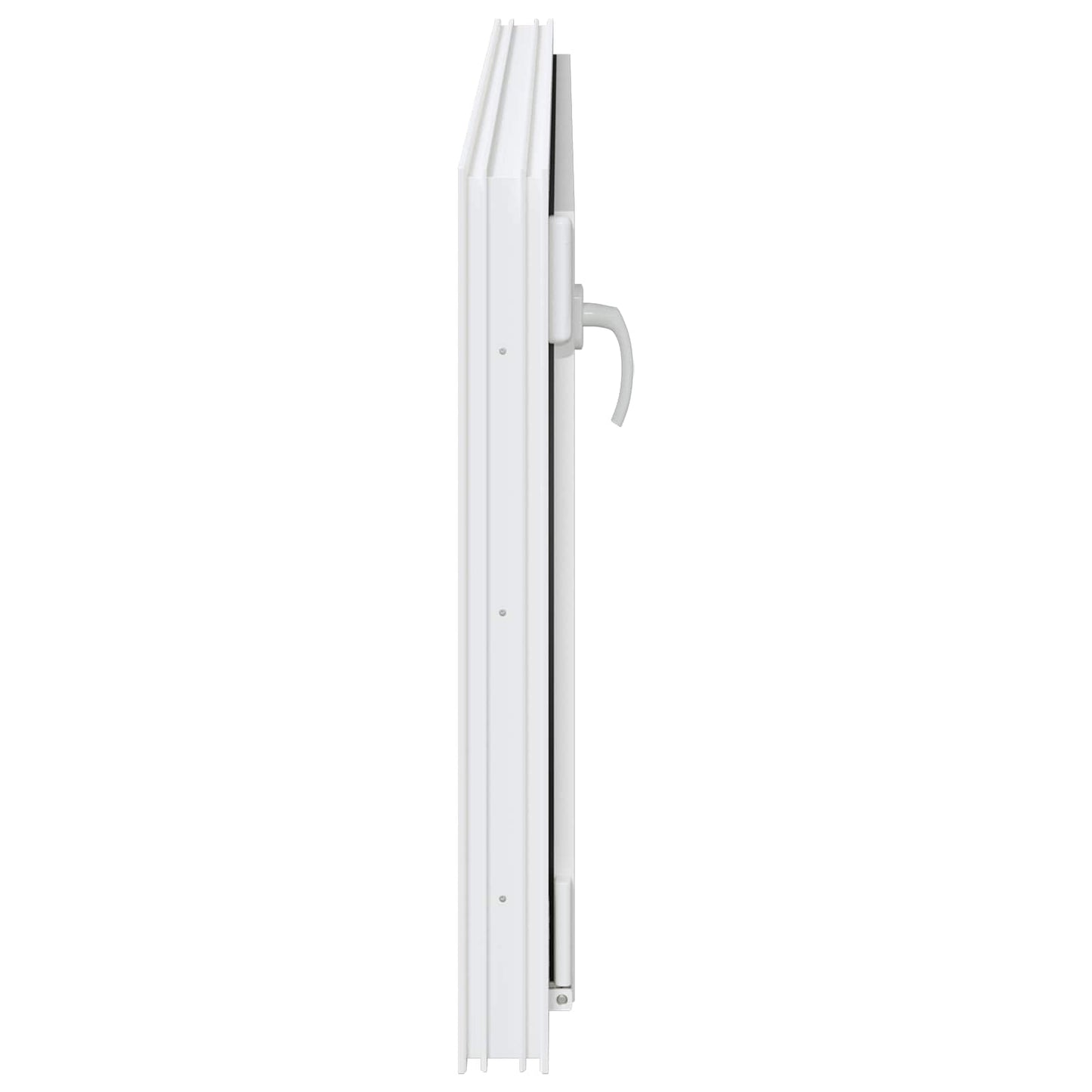 vidaXL Basement Window RISOR 120 x 60 cm PVC and Glass White