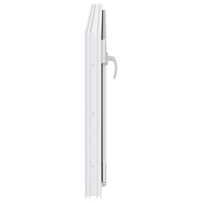 vidaXL Basement Window RISOR 120 x 60 cm PVC and Glass White