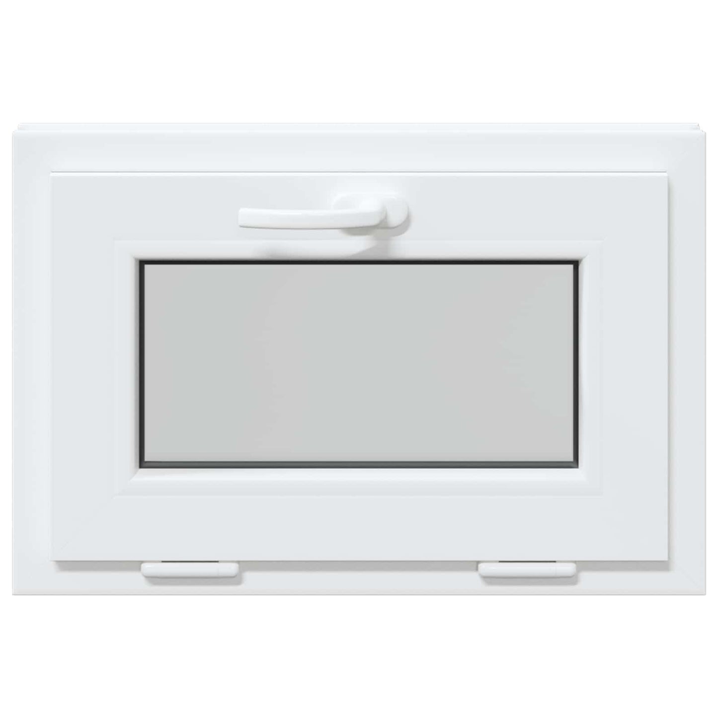 vidaXL Basement Window RISOR 60 x 40 cm PVC and Glass White