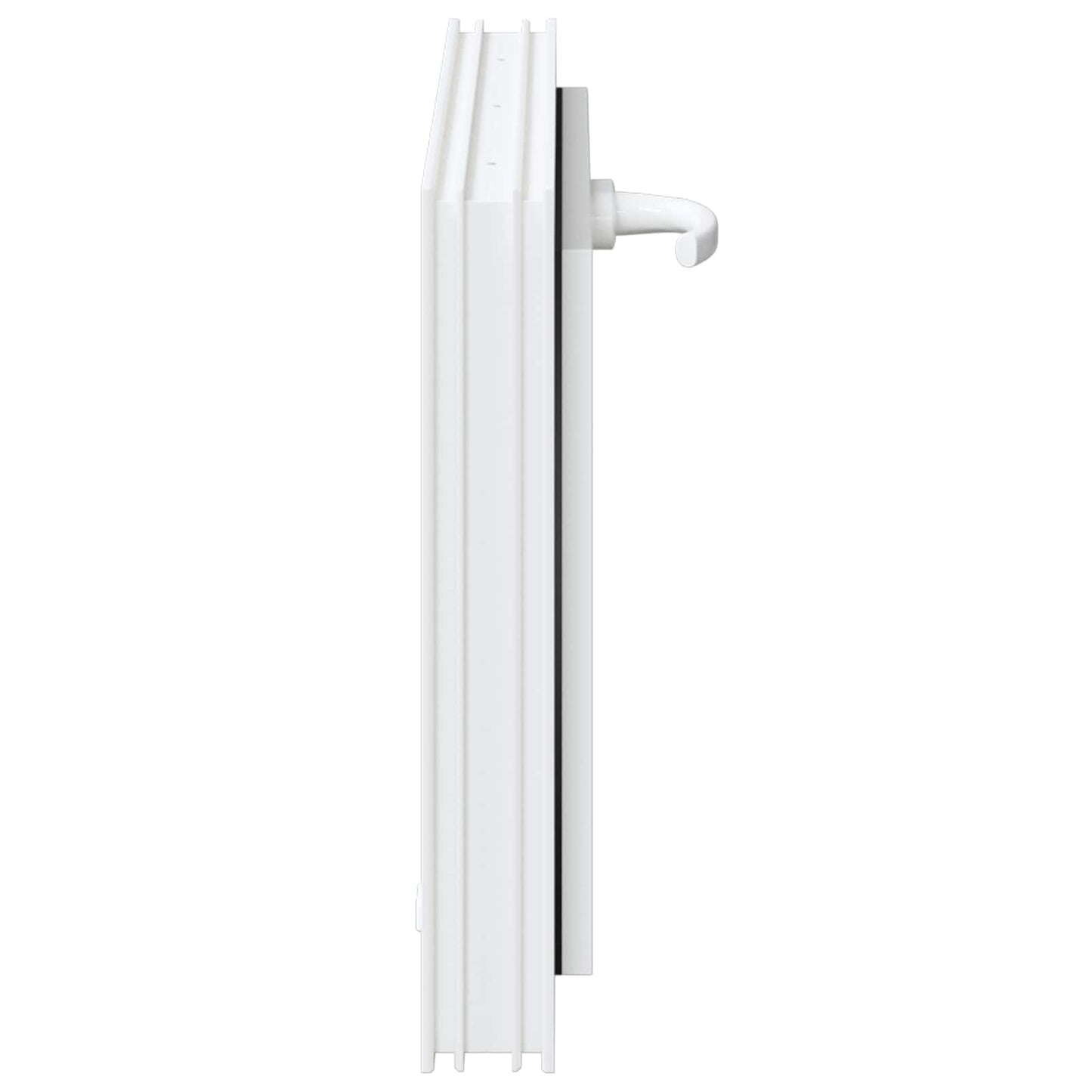 vidaXL Basement Window RISOR 60 x 40 cm PVC and Glass White