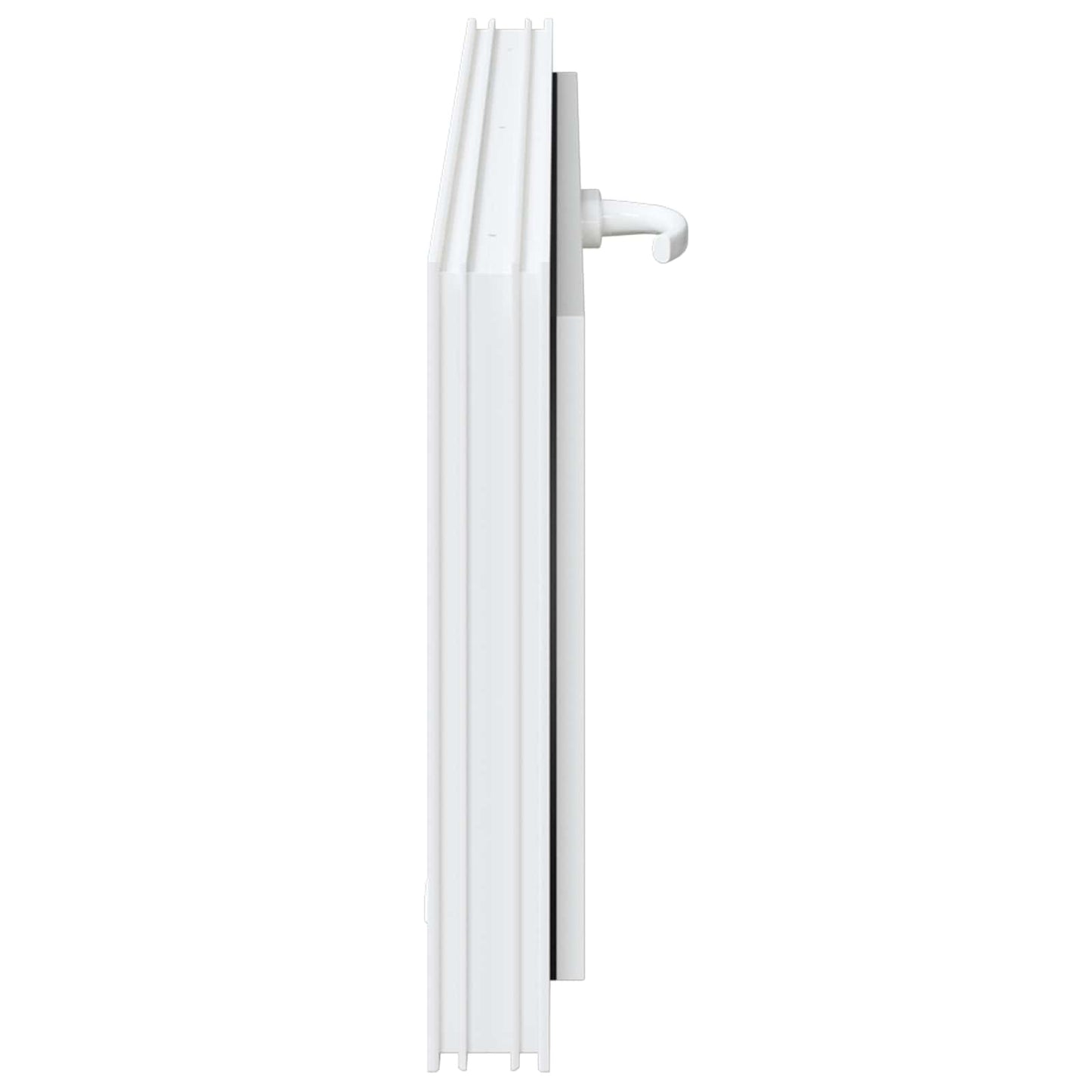 vidaXL Basement Window RISOR 110 x 40 cm PVC and Glass White