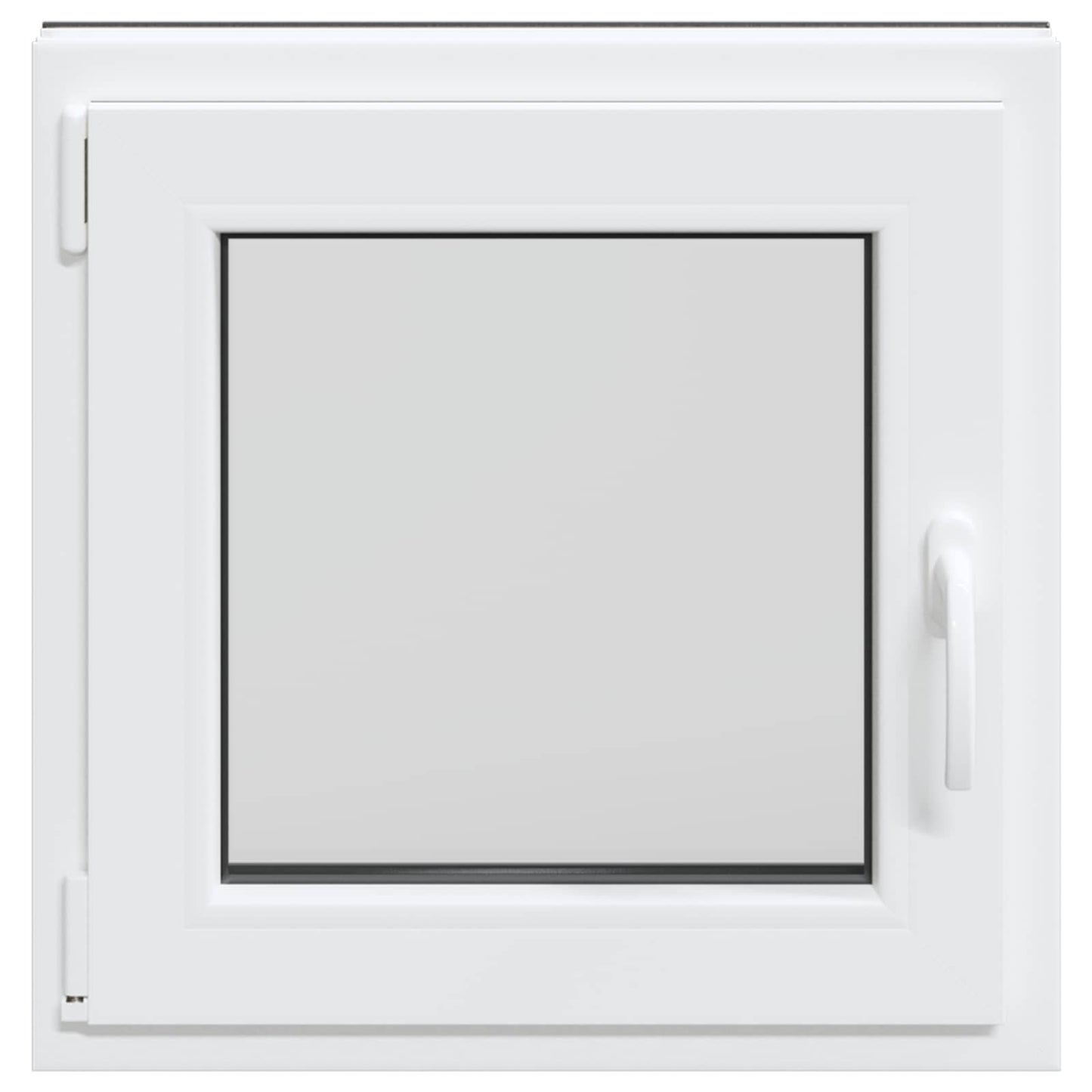 vidaXL Basement Window RISOR 50 x 50 cm PVC and Glass Anthracite