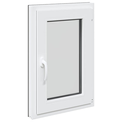 vidaXL Basement Window RISOR 50 x 75 cm PVC and Glass Anthracite
