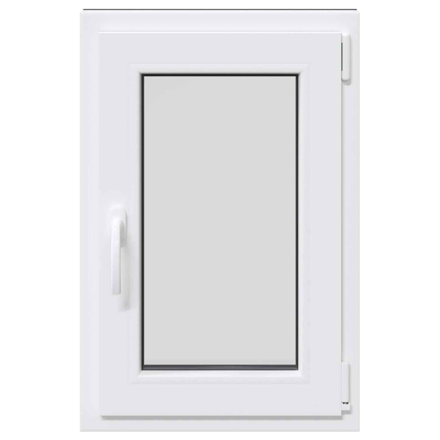 vidaXL Basement Window RISOR 50 x 75 cm PVC and Glass Anthracite