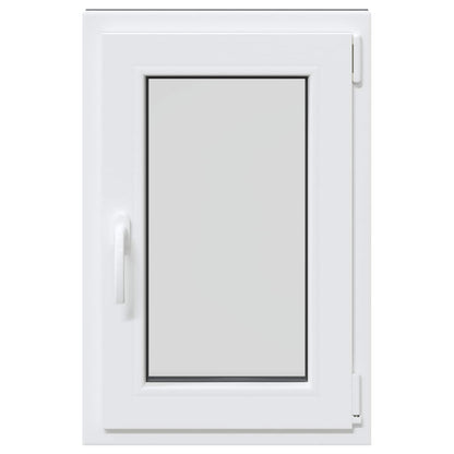 vidaXL Basement Window RISOR 50 x 75 cm PVC and Glass Anthracite
