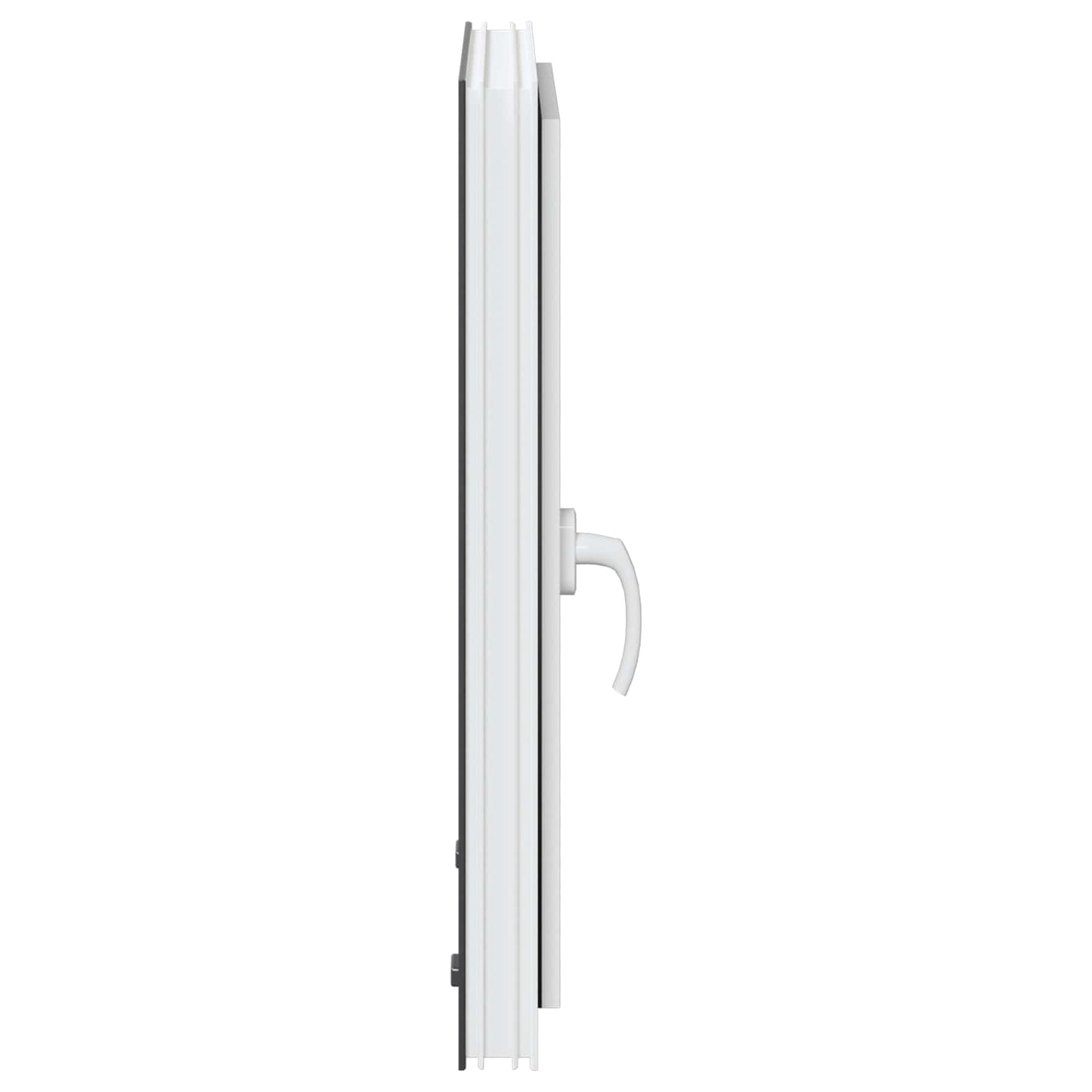 vidaXL Basement Window RISOR 50 x 75 cm PVC and Glass Anthracite