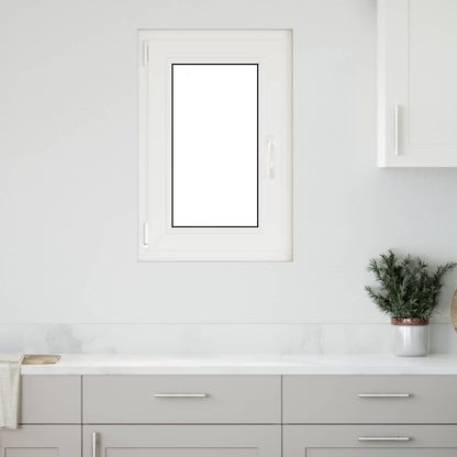 vidaXL Basement Window RISOR 50 x 75 cm PVC and Glass Anthracite