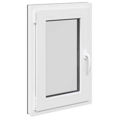 vidaXL Basement Window RISOR 50 x 75 cm PVC and Glass Anthracite