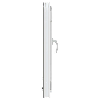 vidaXL Basement Window RISOR 50 x 75 cm PVC and Glass Anthracite